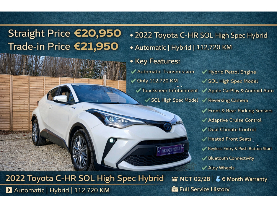 2022 Toyota C-HR for sale in , Ireland
