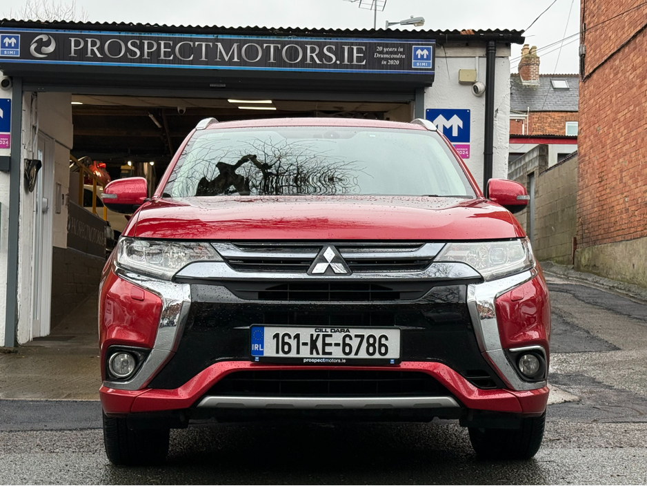 2016 Mitsubishi Outlander 2.0 PHEV, Top Spec GX! New Nct 02/2027, Full Leather, Sat Nav, Reversing Camera, Heated Seats, Sunroof, Cruise Control, A/C, Immaculate, Finance Available, Service & Warranty Included, SIMI Dealer, €9,950