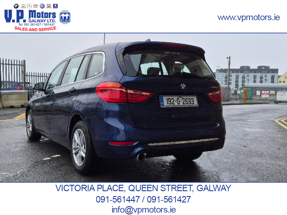 2019 BMW 2 Series Gran Tourer LUXURY EDITION, HUGH SPEC, AUTO, 1 OWNER. €22,850