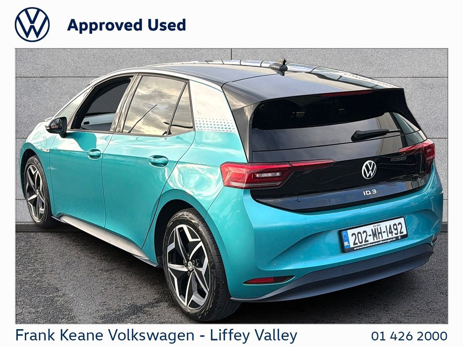 2020 Volkswagen ID.3 58KWH 1ST PLUS 204HP *MAKENA TURQUOISE *18" ALLOYS* *HEATED SEATS* *CARPLAY / ANDROID AUTO* *BATTERY CERTIFIED* *PCP FINANCE AVAILABLE* €18,995