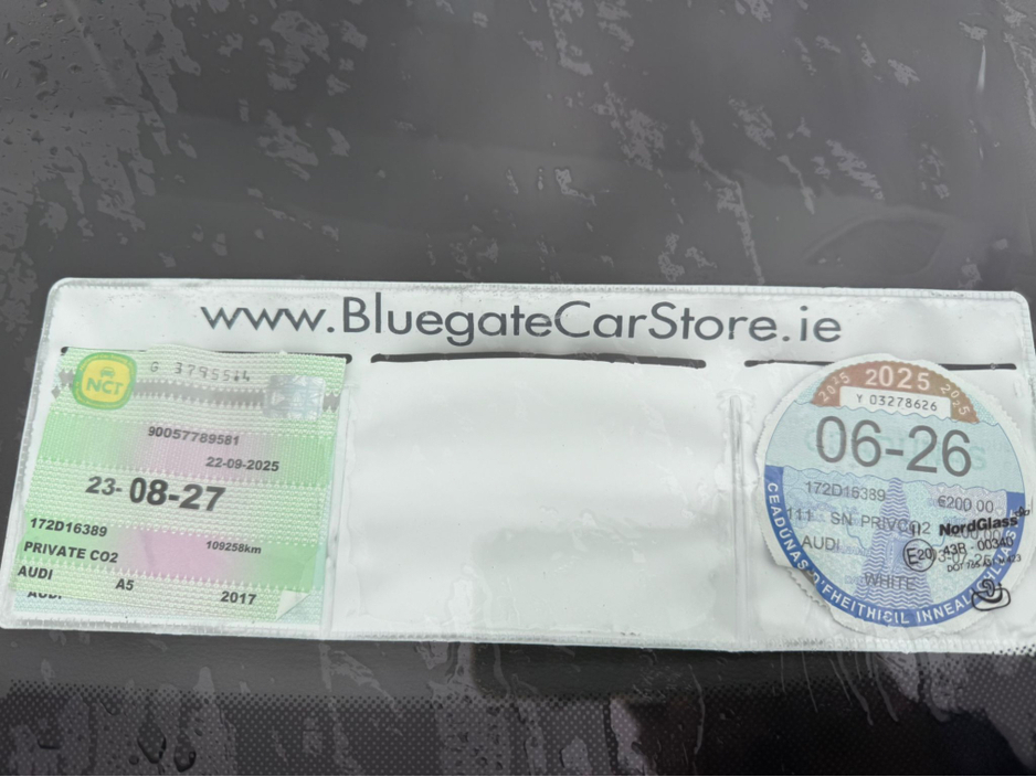 2017 Audi A5 2.00 TDI 190BHP AUTO SLINE COUPE €22,950