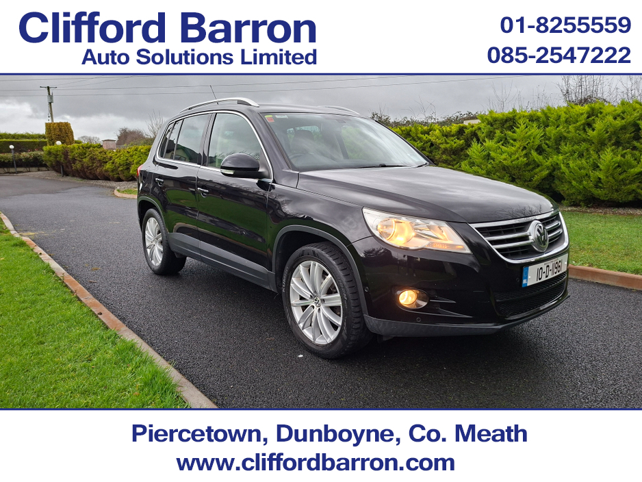 2010 Volkswagen Tiguan SPORT 2.0 TDI MANUAL 6SPEED FWD 140HP BLUEMOTION 5DR €6,750