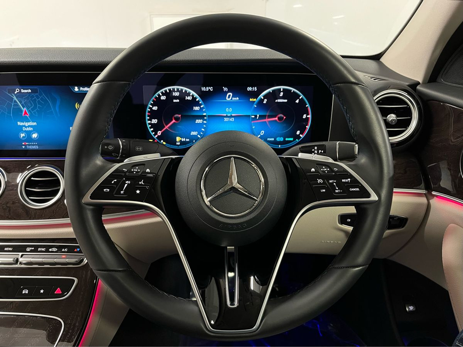 2023 Mercedes-Benz E Class 220d Avantgarde - 1 OWNER IRISH CAR - 17 Inch Alloys - Reversing Camera - Ambient Lighting - Sat Nav - Climate Control - Heated Seats - Auto Lights/Wipers - €58,950 or €59,900 with Supagard Vehicle Pr €58,950