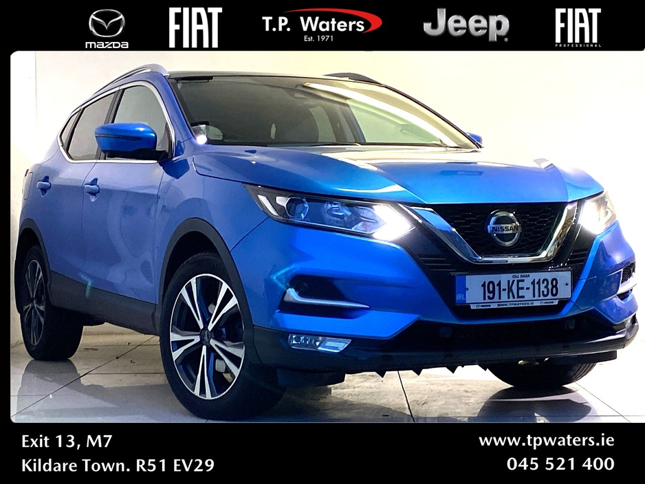 2019 Nissan Qashqai 1.3 SV PREMIUM - PANORAMIC ROOF - SAME DAY FINANCE APPROVAL €18,895