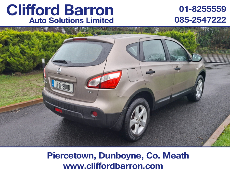 2012 Nissan Qashqai 1.5 XE 5DR DSL €5,250