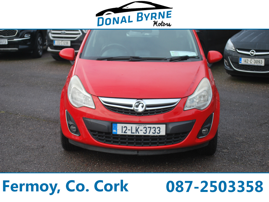 2012 Vauxhall Corsa 1.2 ACTIVE AIR CONDITIONING 85PS 3DR €4,500