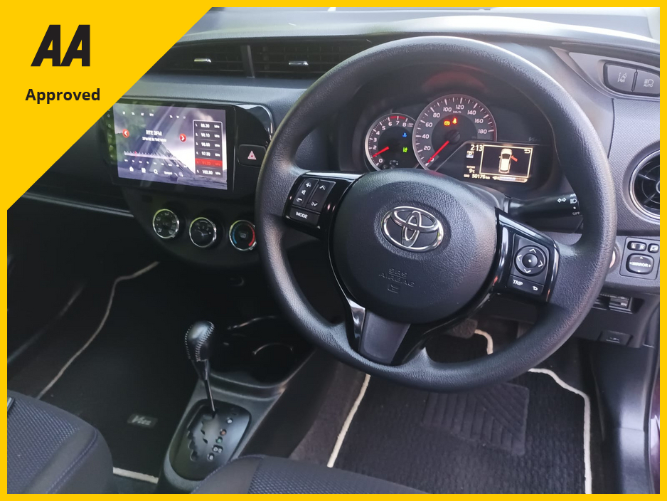 2015 Toyota Yaris 1.3  1320CC 4 CYLINDER PETROL AUTOMATIC PUSH BUTTON START FACTORY IMMOBILISER TOYOTA SAFETY SENSE ONLY 50,176KMS COMPREHENSIVE SERVICE HISTORY (10 STAMPS) JUST FULLY SERVICED NEW NCT& 1 YEAR ROADTAX €11,749