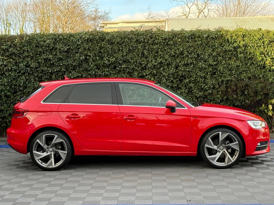 2015 Audi A3 S-LINE PACK 1.4 TFSI // 19" S-LINE ALLOYS // BLUETOOTH MUSIC // PARKING SENSORS €15,900