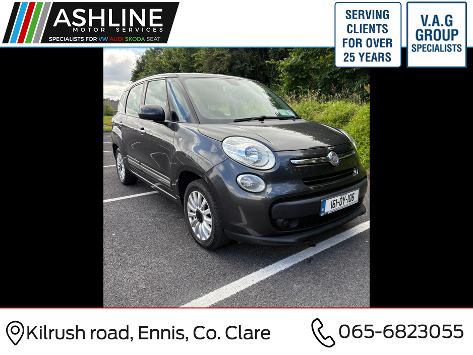 2016 Fiat 500l 500L MP POP STAR 1.3 MULTIJET 4 4DR €9,995