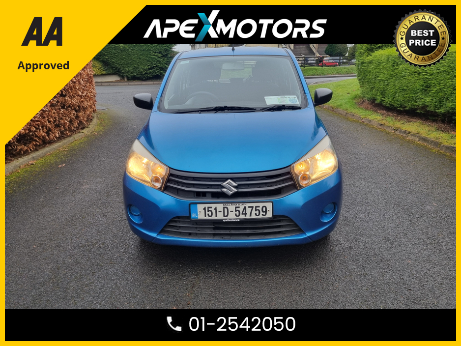 2015 Suzuki Celerio FINANCE ARRANGED * 1.0 68PS SZ3 5DR 68BHP ESCUDO * NEW NCT AUG-26 * LOW TAX JAN-26 * MOST RELIABLE  * VERY ECONOMICAL * IMMACULATE * STAMPED SERVICE HISTORY * AA APPROVED * 101 SAFETY CHECKLIST €4,949