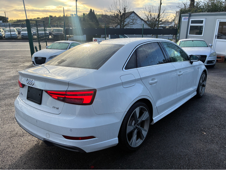 2018 Audi A3 ( 182 REG SALOON 1.4 S LINE EDITION PACK VIRTUAL COCKPIT - NAVIGATION -CARPLAY ANDROID AUTO LEATHER PACK - REVERSING CAMERA / PARKING SENSORS - DRIVE MODE €22,950