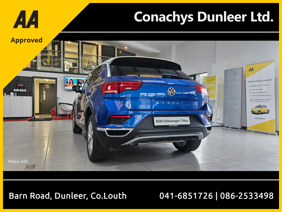 2020 Volkswagen T-Roc 2.0TDI STYLE DESIGN..    *****FINANCE ARRANGED***** BEAUTIFUL CAR***** €26,950