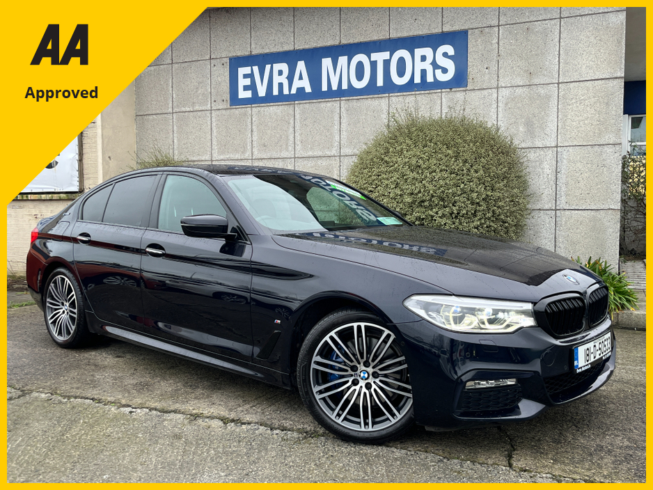 2018 BMW 5 Series 530e M-SPORT PETROL PLUG IN HYBRID 2.0 //HIGH SPEC//REVERSE CAMERA//HEAD UP DISPLAY//LASERLIGHTS// €23,950