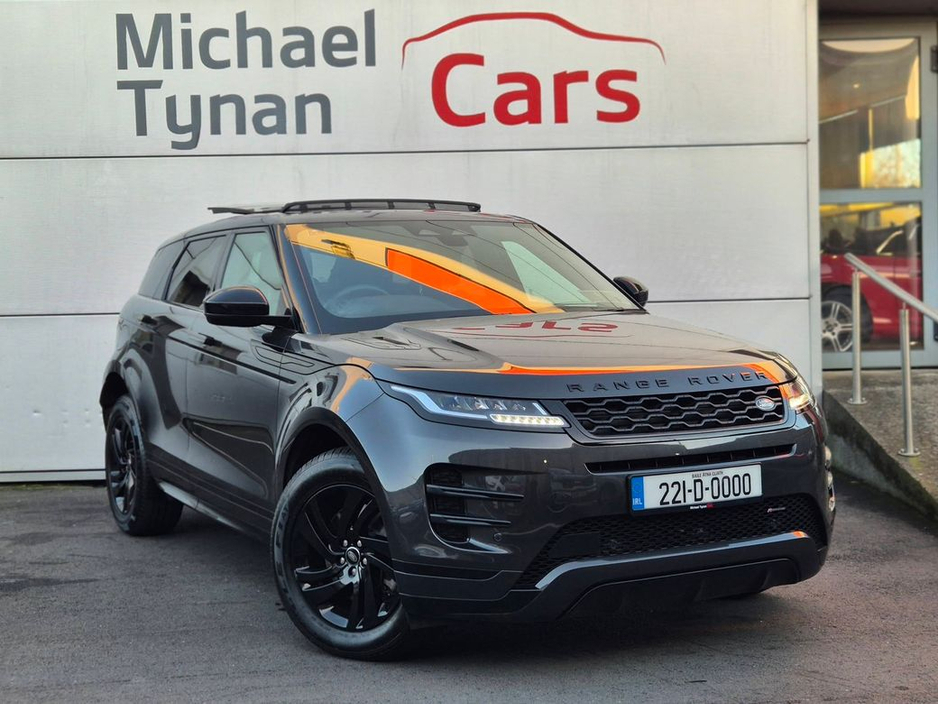 2022 Land Rover Range Rover Evoque R-Dynamic S P300e 1.5 Petrol Plug-In Hybrid Auto, Opening Panoramic Sunroof, Black Leather Seats - First Registered November 2022 - Trade in Price €37 €36,999