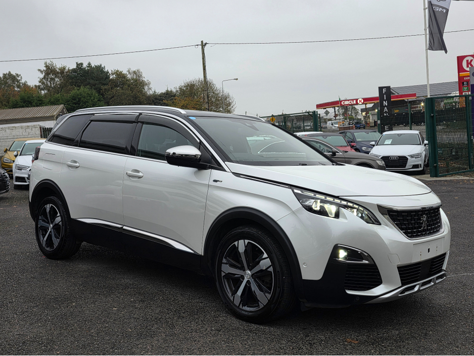 2018 Peugeot 5008 ( 182 REG ) GT LINE 7 SEATER  - DIGITAL DASH - CAMERA - ALLOYS -   CARPLAY ANDROID AUTO EU RADIO  PEARL WHITE €25,950
