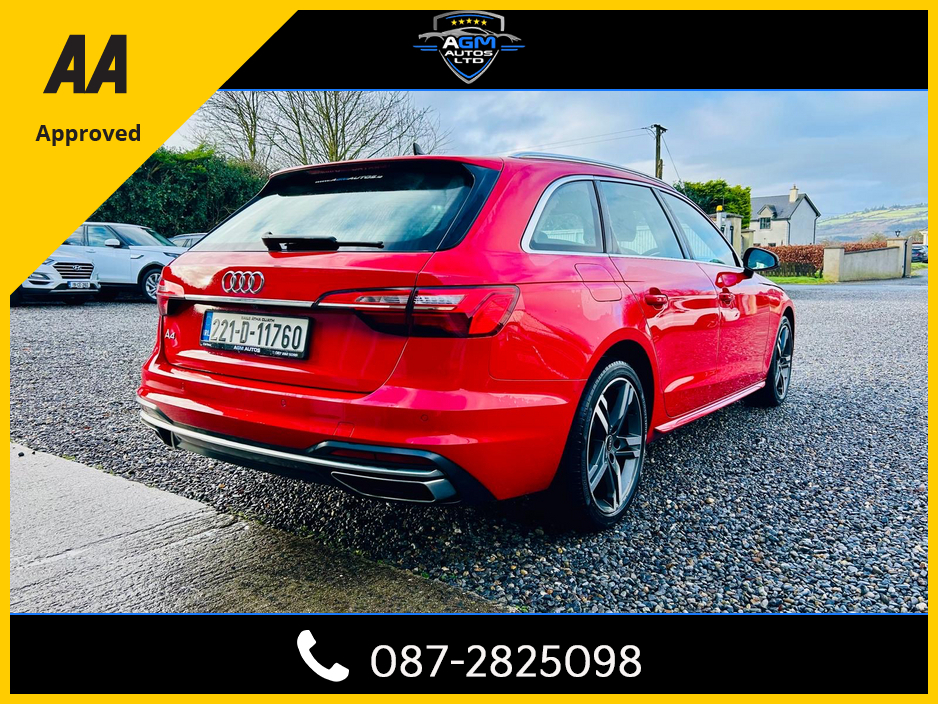 2022 Audi A4 AVANT 30 TDI 136BHP S-TRONIC SE 4DR AUTO 40 €27,950