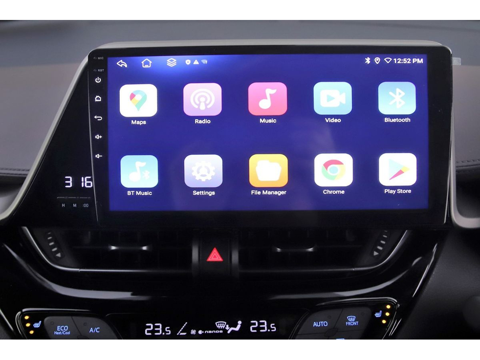 2018 Toyota C-HR 1.8 HYBRID *BI-TONE ROOF*HALF LEATHER*REVERSE CAM*10"ANDROID CAR PLAYER*