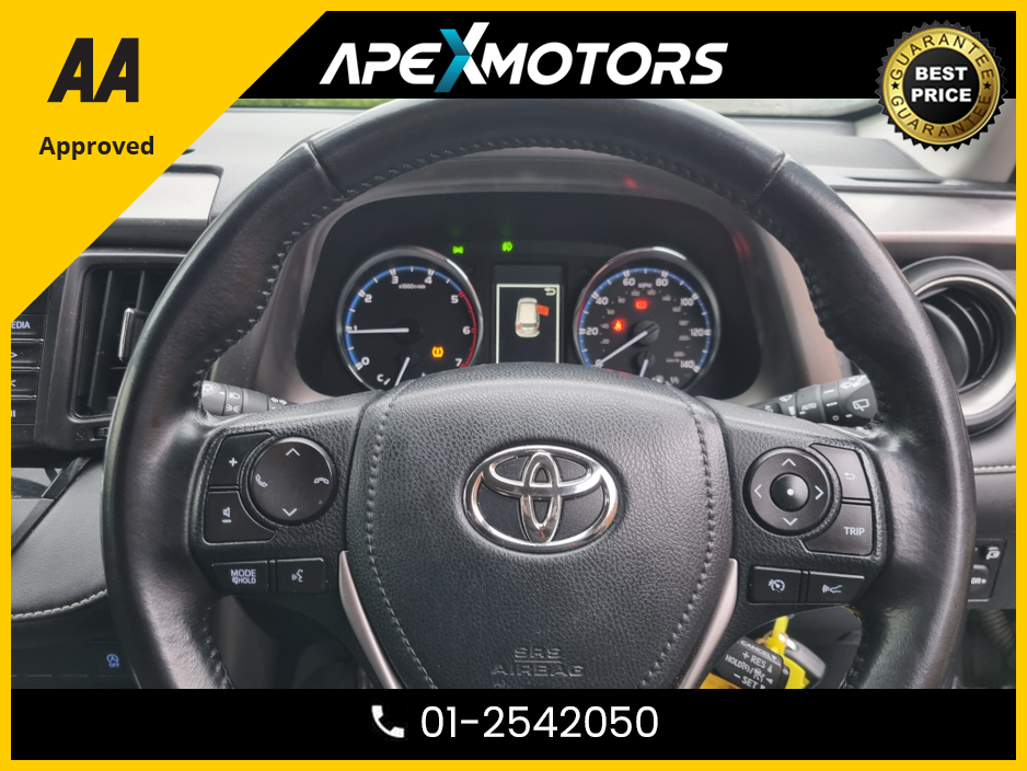 2016 Toyota Rav4 FINANCE ARRANGED * RAV4 2.0 D-4D  * TOP-SPEC BUSINESS EDITION * NEW NCT DEC-27 * TOP-SPEC * IMMACULATE * AA APPROVED * 101 SAFETY CHECKLIST * TOP-SPEC 5DR HATCH * CRUISE CONTROL * 2-KEYS * LOW TAX €12,949