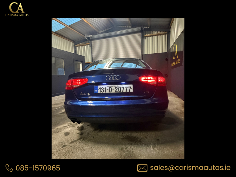 2013 Audi A4 2.0 TDI AUTO AMBIENT LIGHTING €7,950