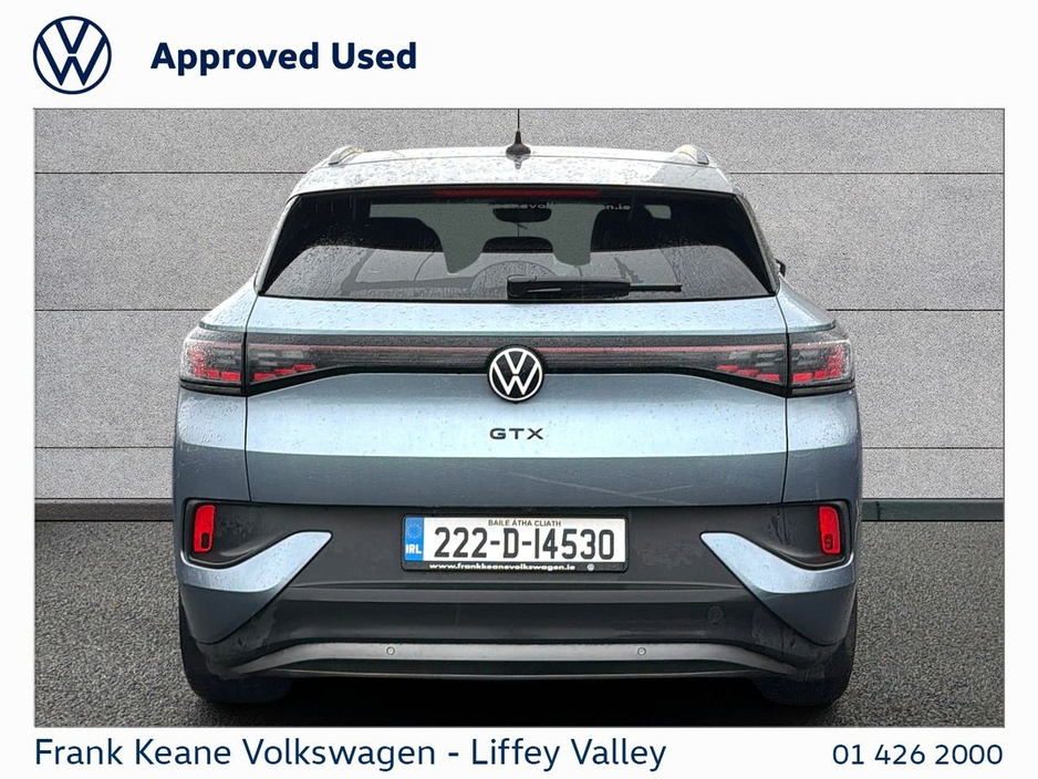 2022 Volkswagen ID.4 77KWH GTX BUSINESS *STONEWASH BLUE* *DUAL MOTOR* *PCP FINANCE AVAILABLE* *IQ HEADLIGHTS* *LONG RANGE* *IQ LIGHTS* *AMBIANT LIGHTING* *HEATED SEATS* *REAR VIEW CAMERA* €27,995
