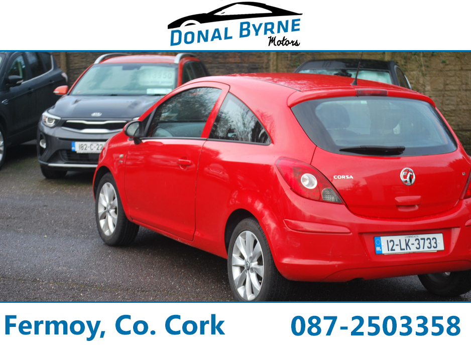 2012 Vauxhall Corsa 1.2 ACTIVE AIR CONDITIONING 85PS 3DR €4,500
