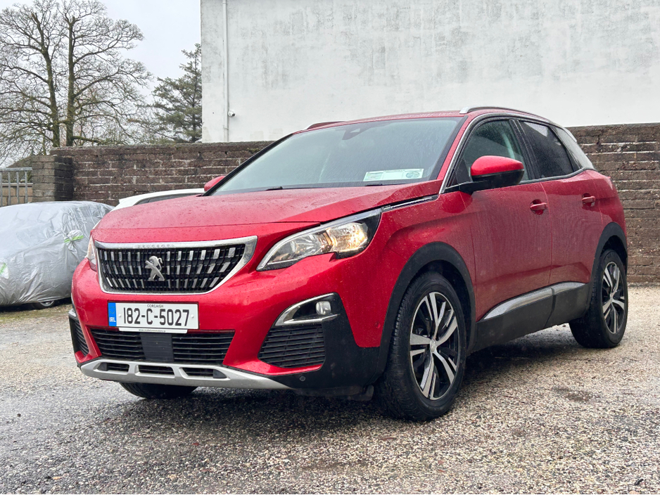 2018 Peugeot 3008 ALLURE 1.5 BLUE HDI 130 6 6.2 4DR €15,950