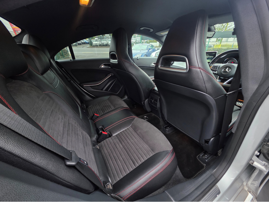 2016 Mercedes-Benz CLA Class 180 AMG LINE SAT NAV PACK LEATHER HEATED ELECTIC SEATS , CARPLAY - PRIVACY GLASS - REV CAMERA - ALLOYS - €19,750