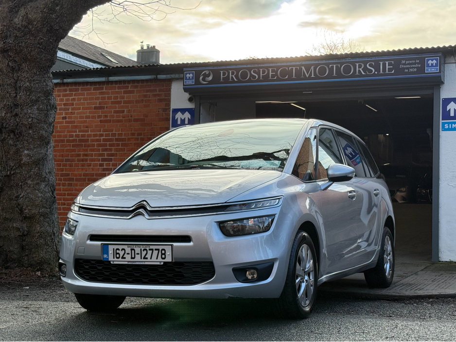 2016 Citroen Grand C4 Picasso 7 Seater, High Spec VTR+ SS, New Nct 01/2028, New Timing Belt, Only 136kms, Bluetooth, Cruise Control, Parking Sensors, A/C, Alloys, Ideal Family Car, Finance Available, Service & Warranty Included, €8,950