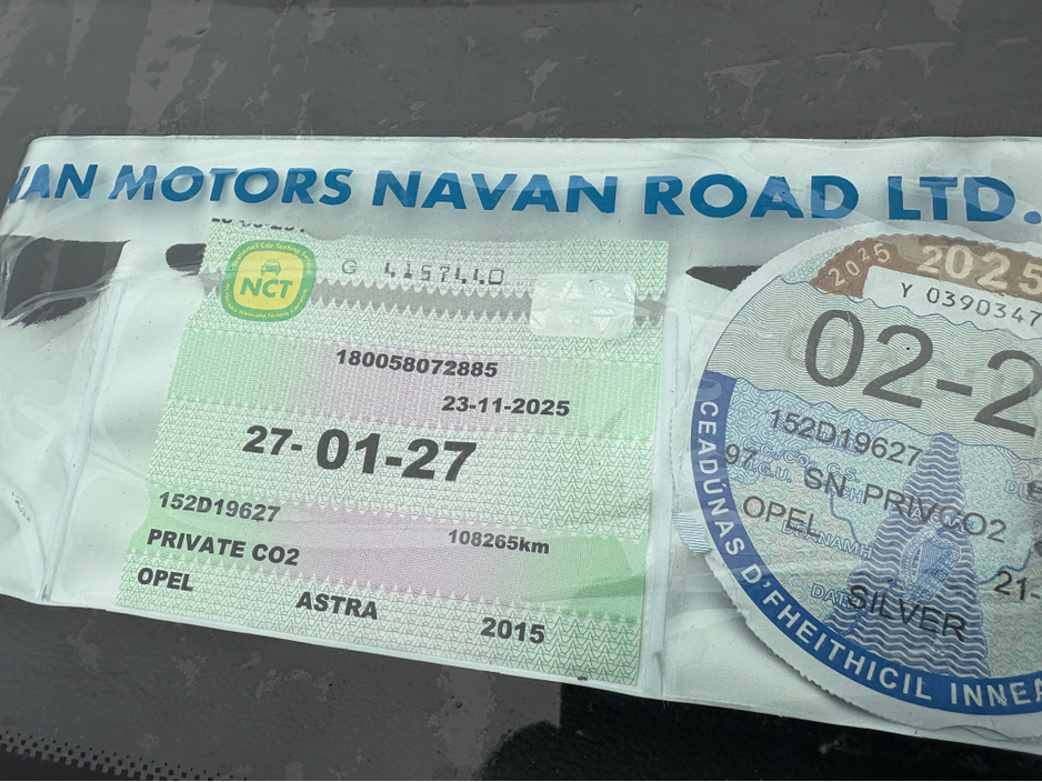 2015 Opel Astra EXCITE 1.6 CDTI 110PS ECO 5DR €6,995