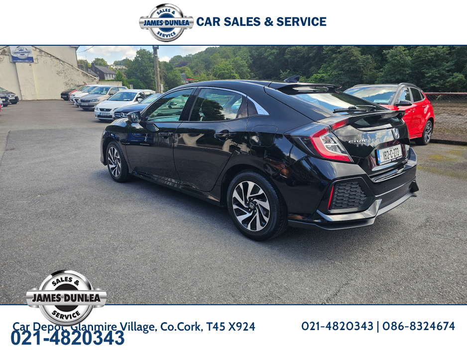 2018 Honda Civic 5DR 124BHP SMART CVT AUTO €17,950