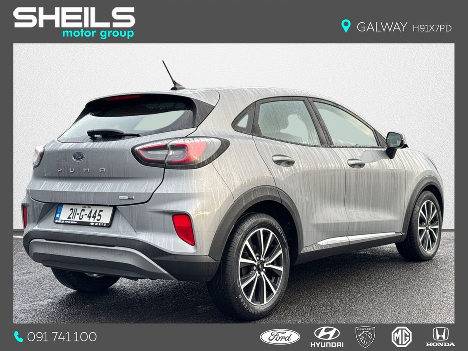 2021 Ford Puma 1.0T EcoBoost mHEV 125PS Titanium €19,750