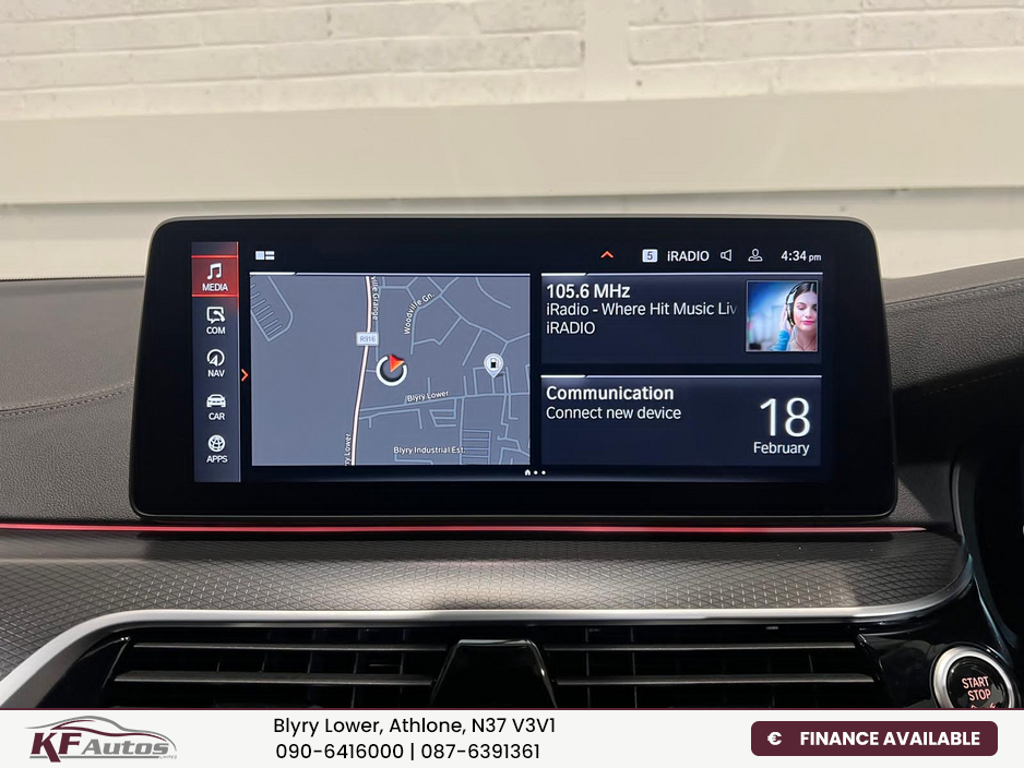 2022 BMW 5 Series 520d G30 LCI M Sport 190bhp 4dr Auto - 222 Reg €40,995