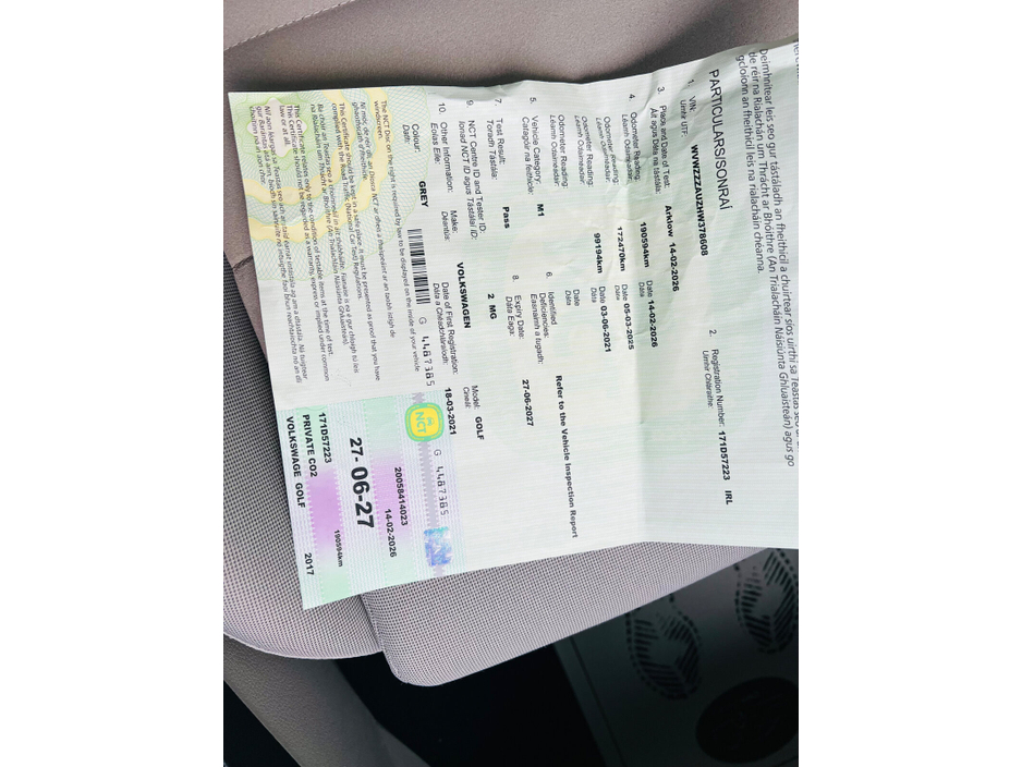 2017 Volkswagen Golf 1.6 TDI 5DR 115HP Highline DSG €13,750