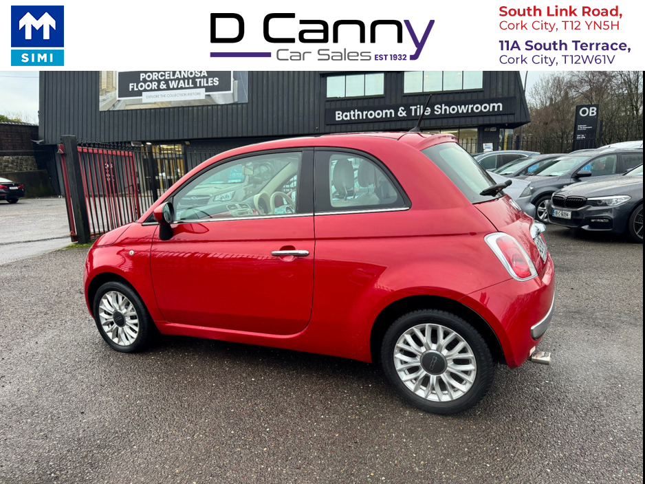 2014 Fiat 500 1.2 LOUNGE 69BHP 3DR €7,900