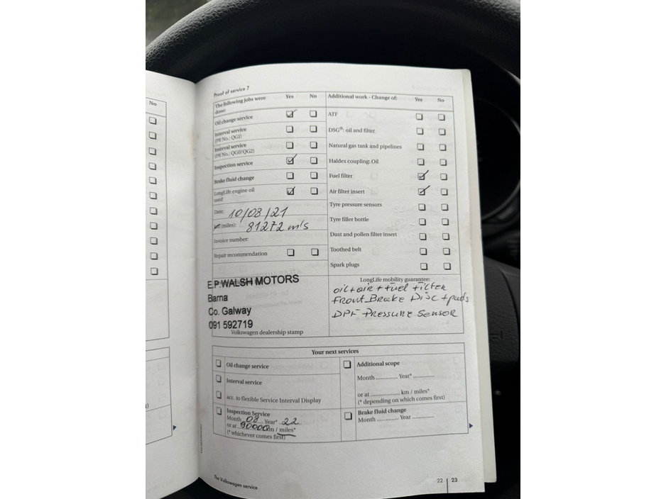 2010 Volkswagen Golf 1.6 TDI SE 105PS 5DR €5,990