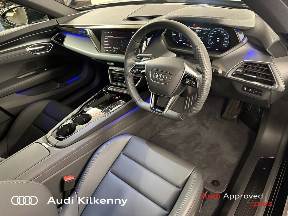 2024 Audi e-tron GT quattro 1 Owner Irish Car - Etron GT Black Edition 360 Camera, Ambient Lighting, 20" Wheels, Air Suspension - €121k New €74,900