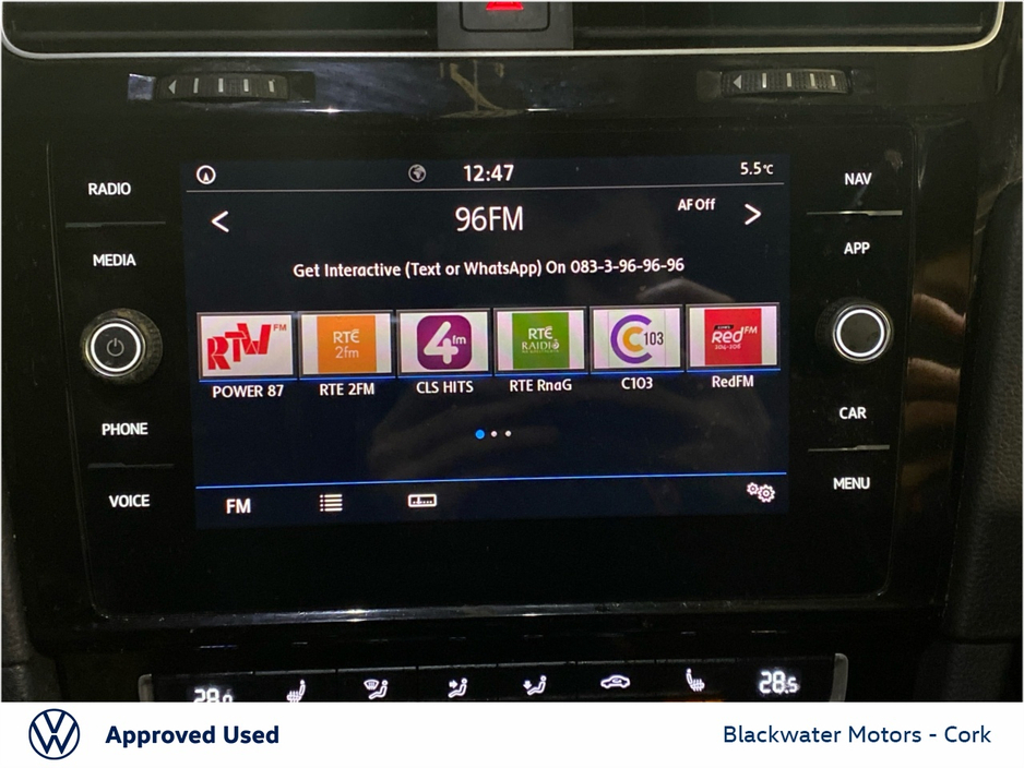 2019 Volkswagen Golf 1.0TSI 115BHP 5DR HIGHLINE WITH TECHNOLOGY UPGRADE €21,995