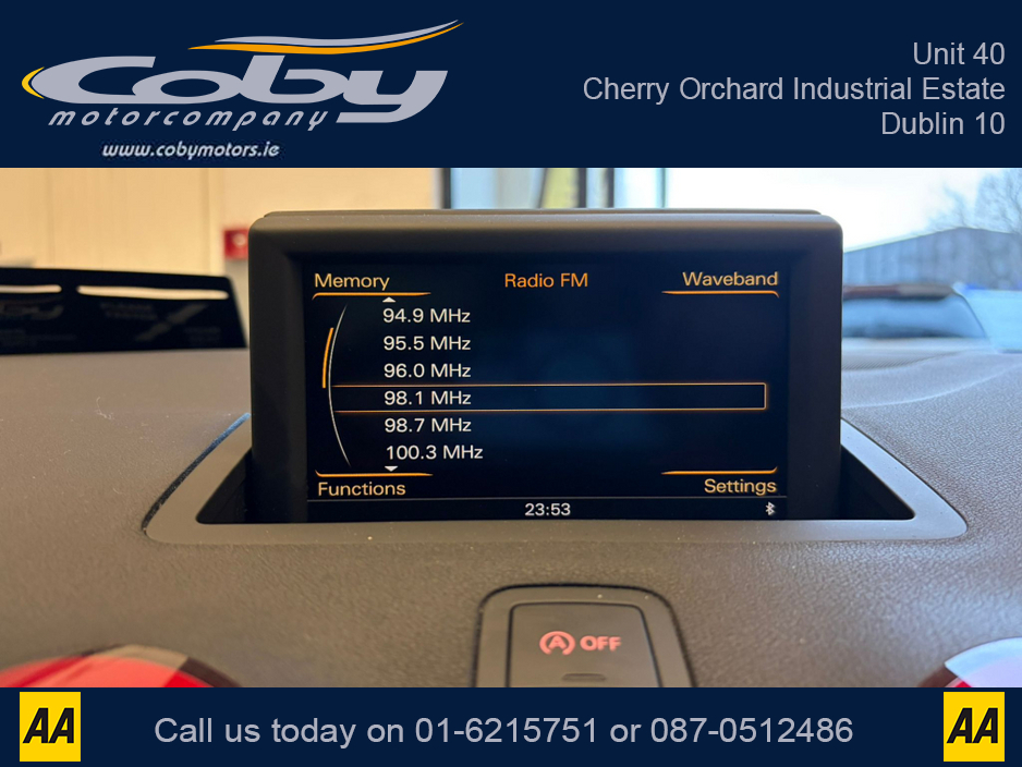 2014 Audi A1 1.0 5DR AUTO. Stunning Car, New NCT done before collection, 2 keys, Alloy Wheels, Reverse Camera, Parking Sensors, Air Conditioning, MFSW, Full Electrics and much more. €12,950