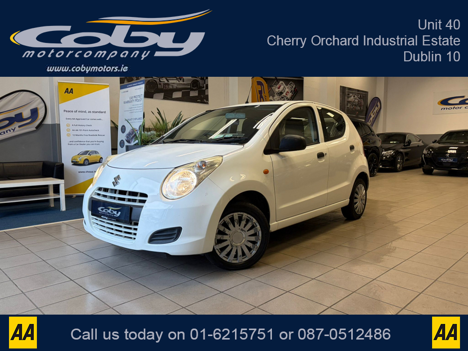 2014 Suzuki Alto 1.0 SZ 5DR Manual. Irish Owned Car With NCT, CD Player, 2 Keys, Air Conditioning, Irish Radio, Service History, Folding Rear Seats, Steel Cap Wheels, and more. €4,950