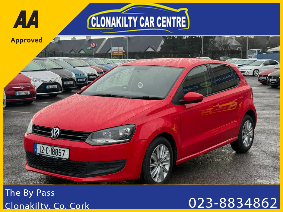 2012 Volkswagen Polo One Owner Vw Polo 1.2 Tsi Petrol Auto €8,950