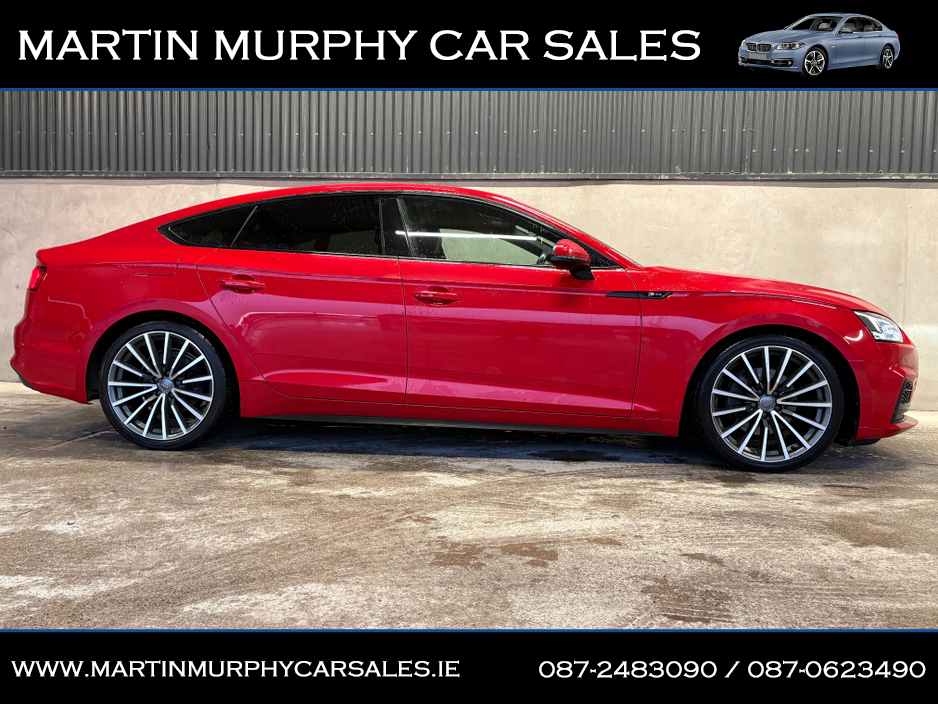 2018 Audi A5 2.0 TDI 190 BHP S-LINE BLACK EDITION AUTO €18,995