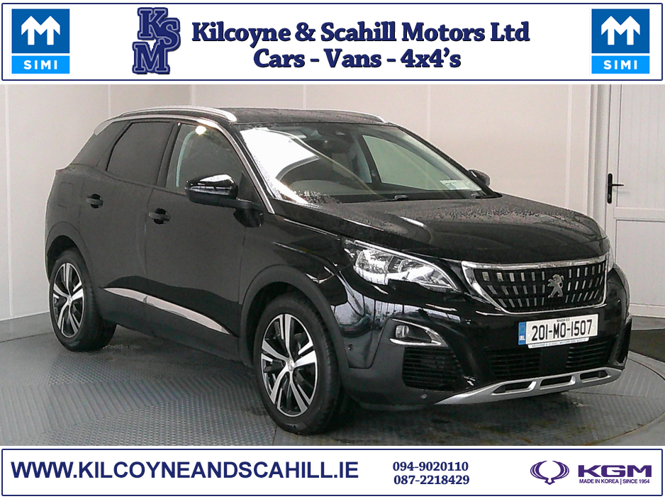 2020 Peugeot 3008 HDI BLUE ALLURE S/S 5DR €22,950