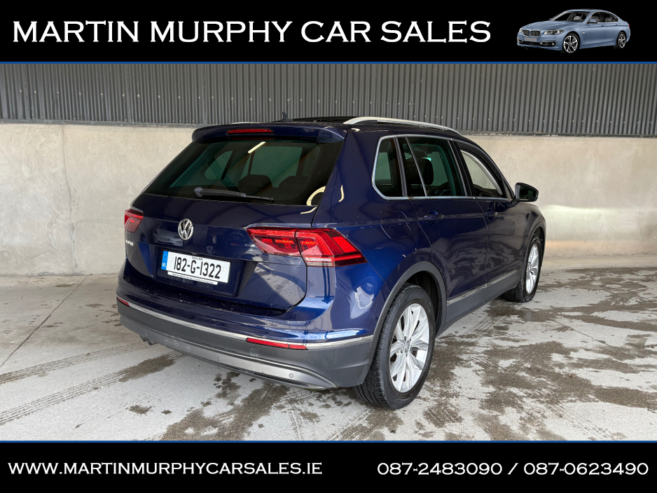 2018 Volkswagen Tiguan HIGHLINE 2.0 TDI 150BHP €22,950