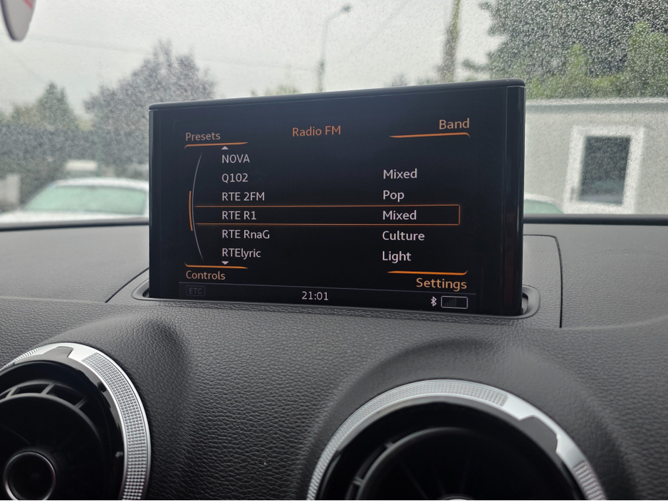 2015 Audi A3 1.4 FULL LEATHER SEATS  HIGHLINE PRIVACY GLASS REV CAMERA BLUETOOTH PARKING SENSORS ALLOYS  - LOW TAX BAND €14,950