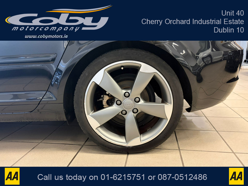 2013 Audi A3 1.4 S-line 5DR AUTO. New NCT Done Before Collection, Half Leather, Alloy Wheels, 2Keys, MFSW, Revers Camera, Parking Sensors, Dual Climate Control, Cruise Control, BT, Full Electrics, & more. €10,950