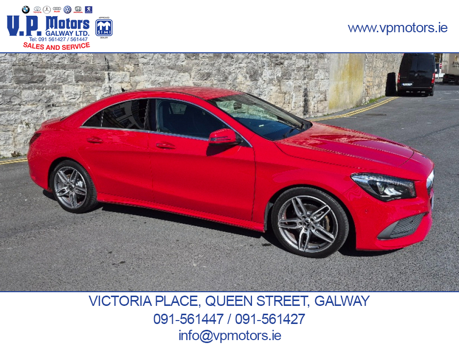 2017 Mercedes-Benz CLA Class AMG SPORT LINE,HALF LEATHER,LOW KM, AUTOMATIC €19,500