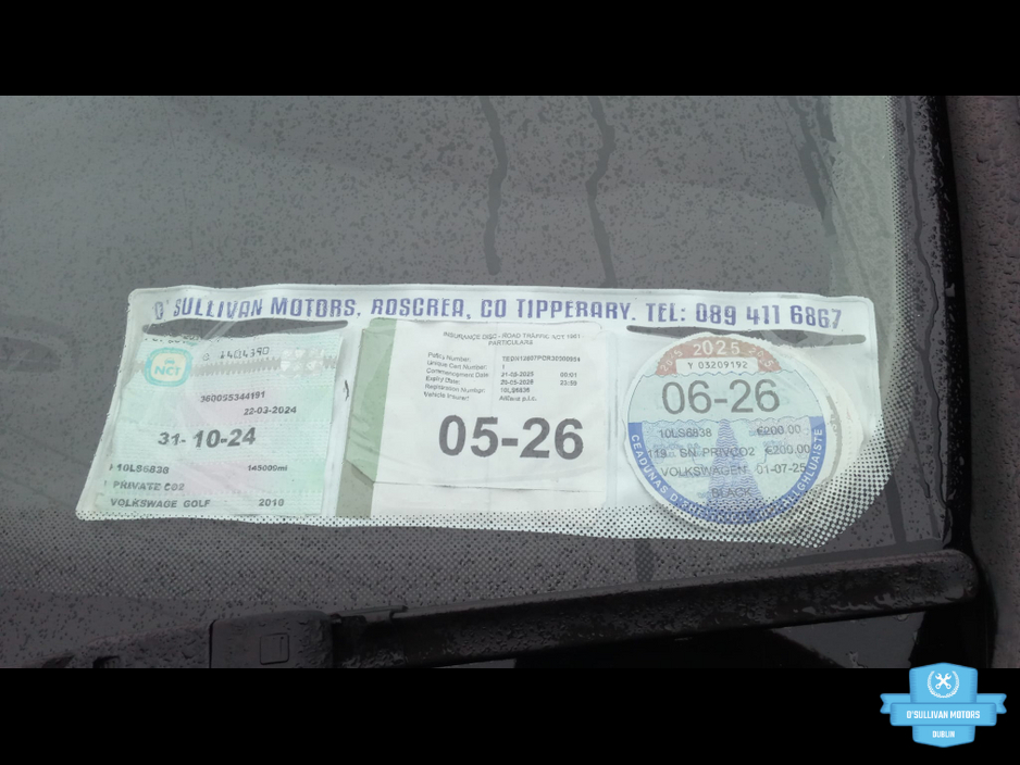 2010 Volkswagen Golf / 2010 / 1.6 DIESEL / MANUAL €3,250