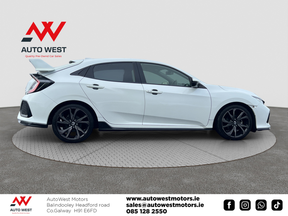 2018 Honda Civic 2018 Honda Civic 1.5 Turbo Sport  Automatic €18,950