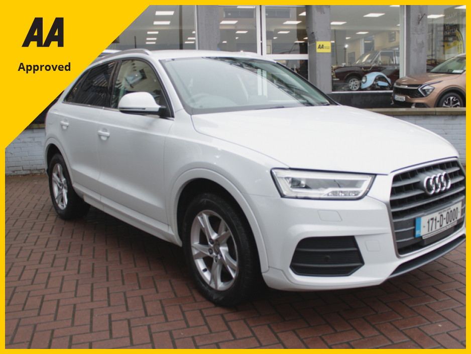 2017 Audi Q3 1.4TFSI SPORTLINE 5DR ESTATE AUTO // FULL BLACK LEATHER // BUY WITH CONFIDENCE AA AND SIMI APPROVED DEALER 2026 // FINANCE ARRANGED // ALL TRADE INS WELCOME // €19,950
