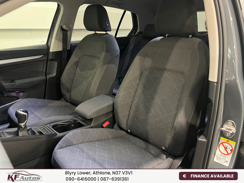 2022 Volkswagen Golf Life 2.0TDI 6 Speed Manual 115bhp 5dr  - 222 Reg €27,995